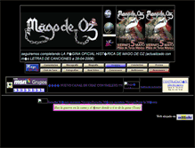 Tablet Screenshot of mago.rockmusic.org